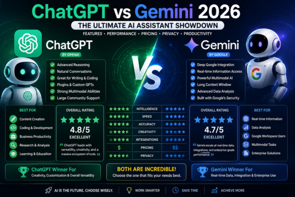 ChatGPT vs Gemini