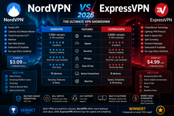 NordVPN vs ExpressVPN